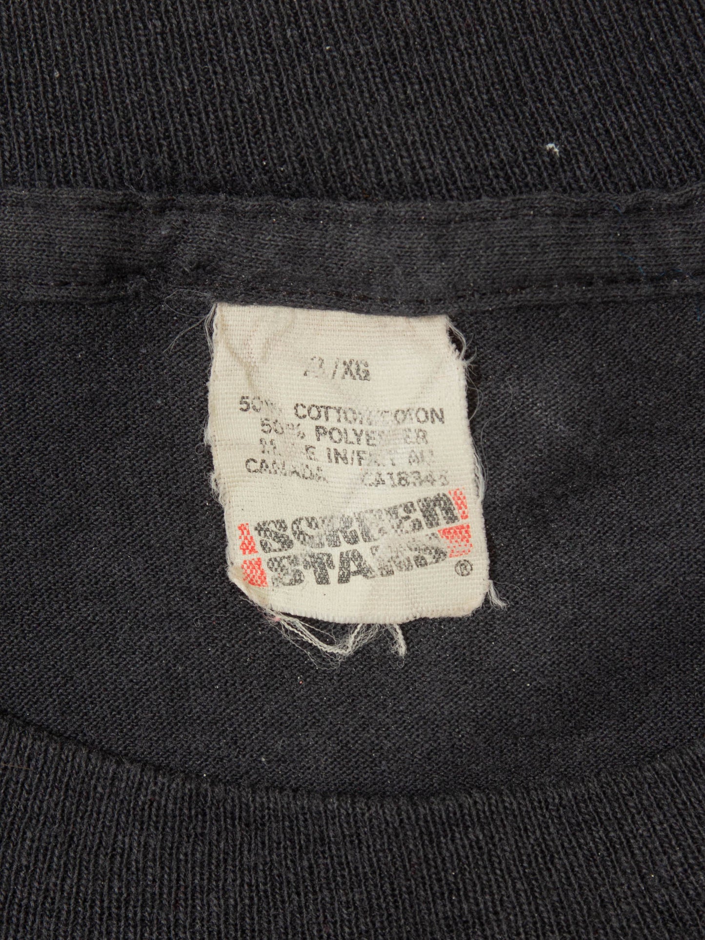 Vtg 1989 Rolling Stones Canada Tour Single Stitch Tee (M)