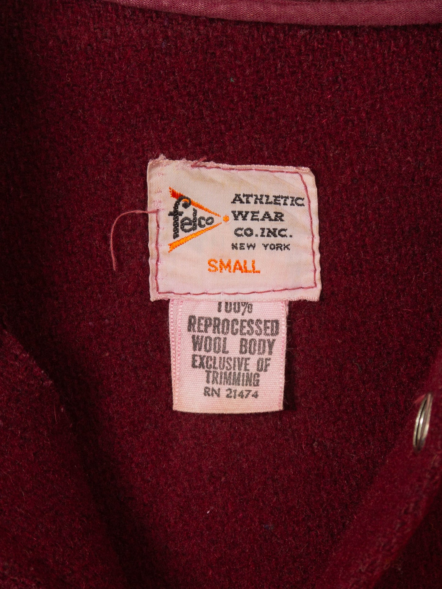 Vtg 1960s Varsity Hockey Jacket - Made in USA (S)