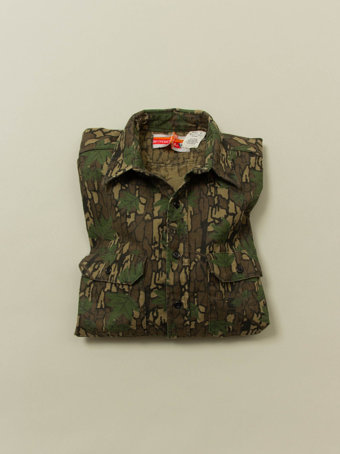 Vtg 1990s Winchester Hunting Overshirt – Made in USA (M)