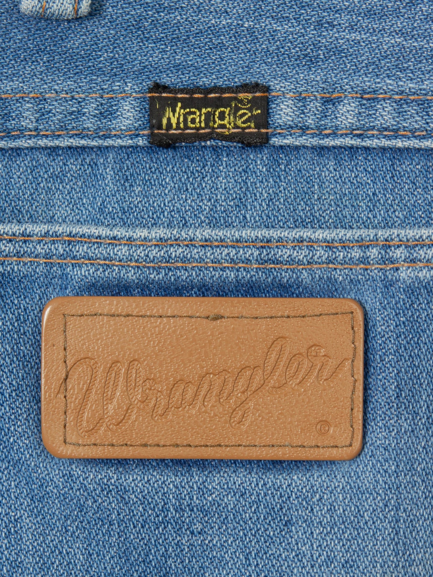 Vtg 1970s Wrangler Bootcut Jeans - Made in USA (34x29)