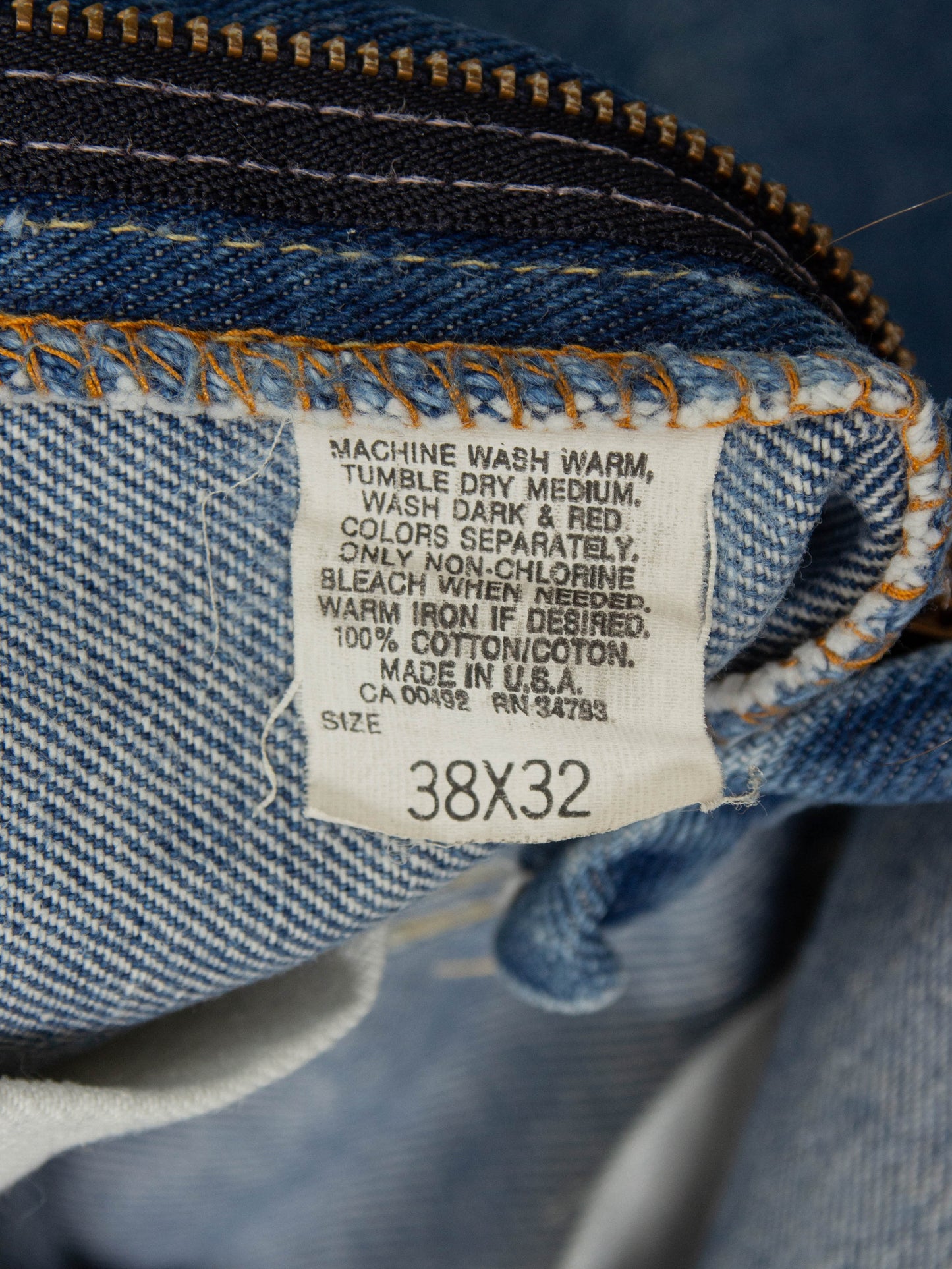 Vtg 1980s Lee Riders Jeans - Made in USA (38x31)