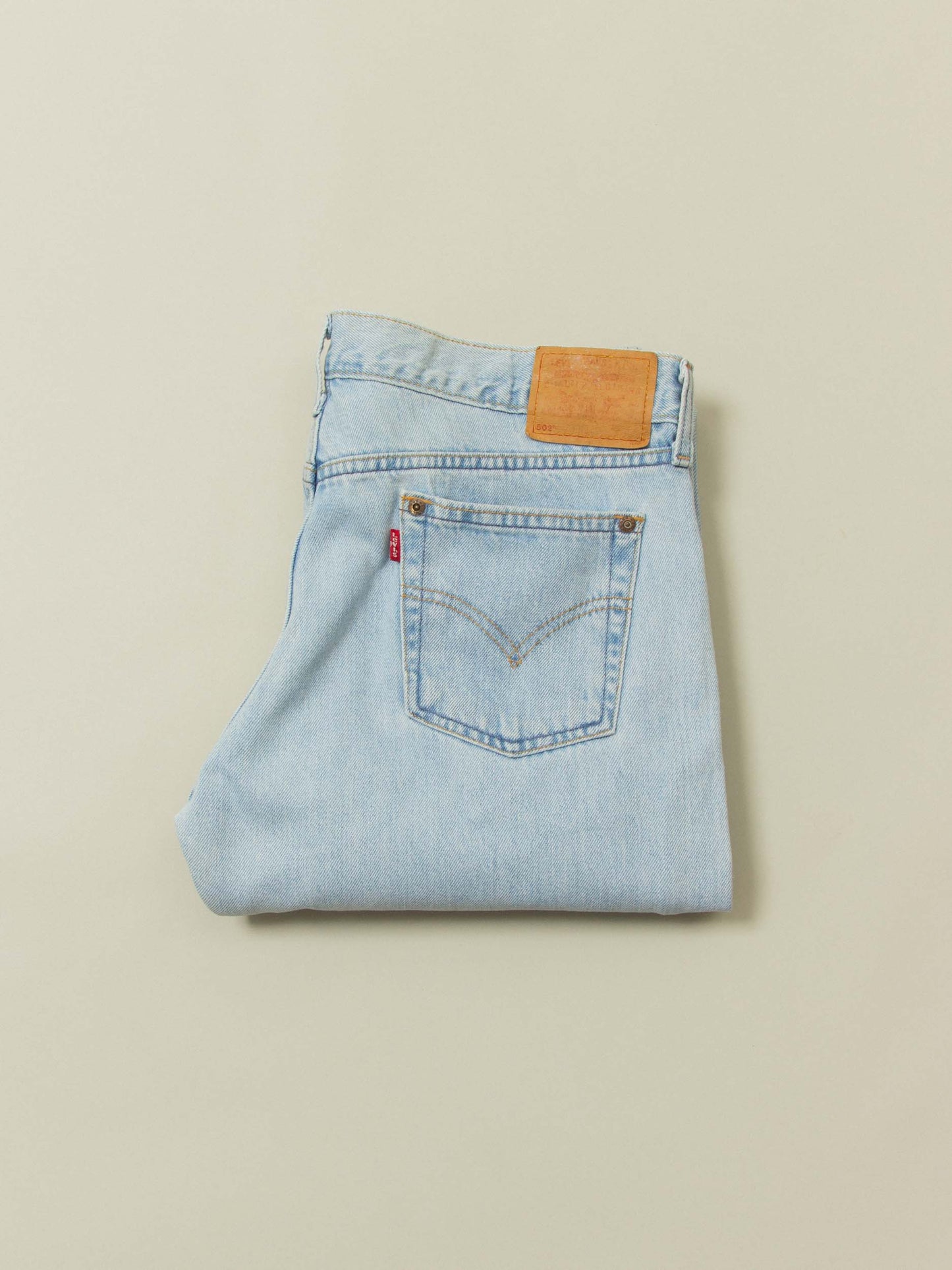 Vtg 1990s Levi's Button-Fly 502 Jeans – Made in Mexico (34x32)
