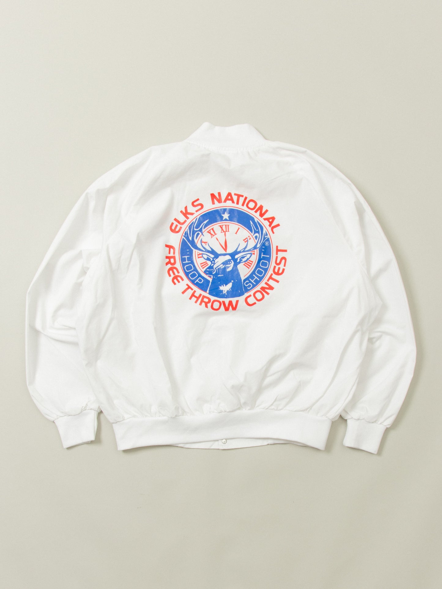 Vtg 1980s Basketball Bomber Jacket - Made in USA (XXL)