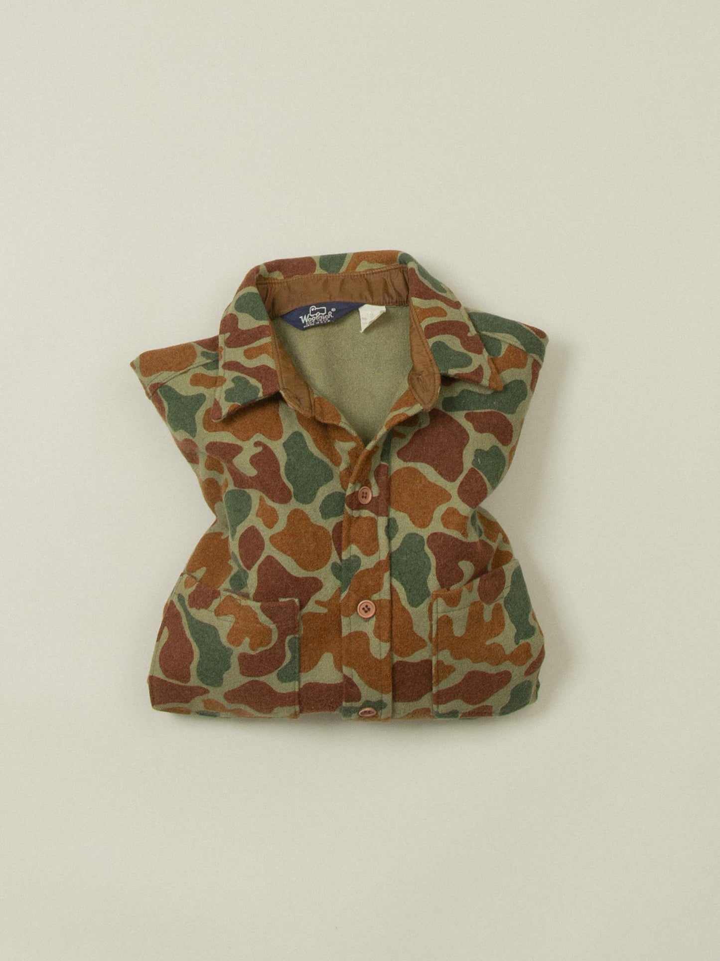 Vtg 1980s Woolrich Camo Shirt – Made in USA (L)