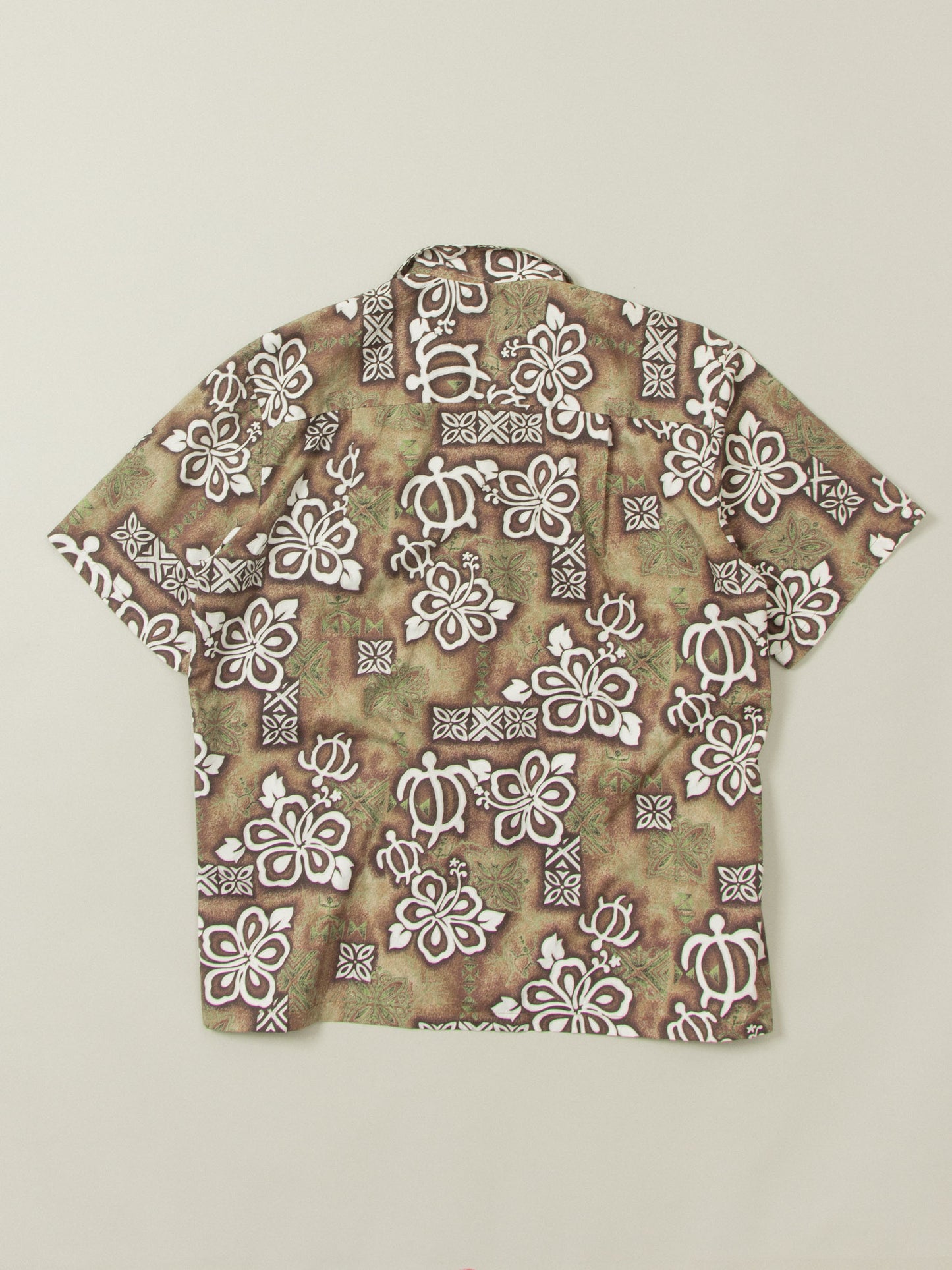 Vtg 1980s Hawaiian Shirt - Made in USA (L)