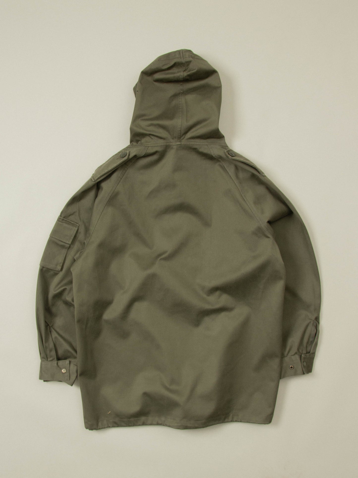 Vtg 1990s French Army Rain Coat