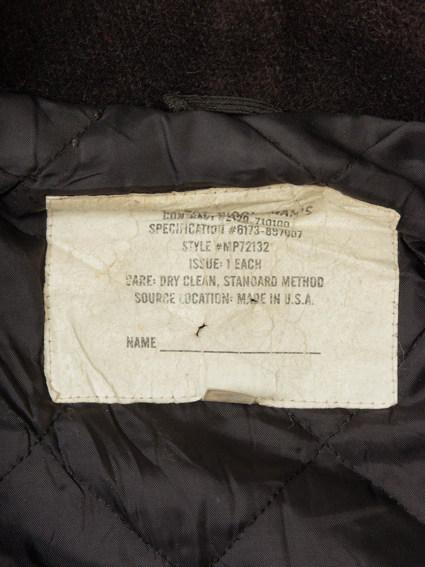 Vtg 1990s US Navy Peacoat (M)
