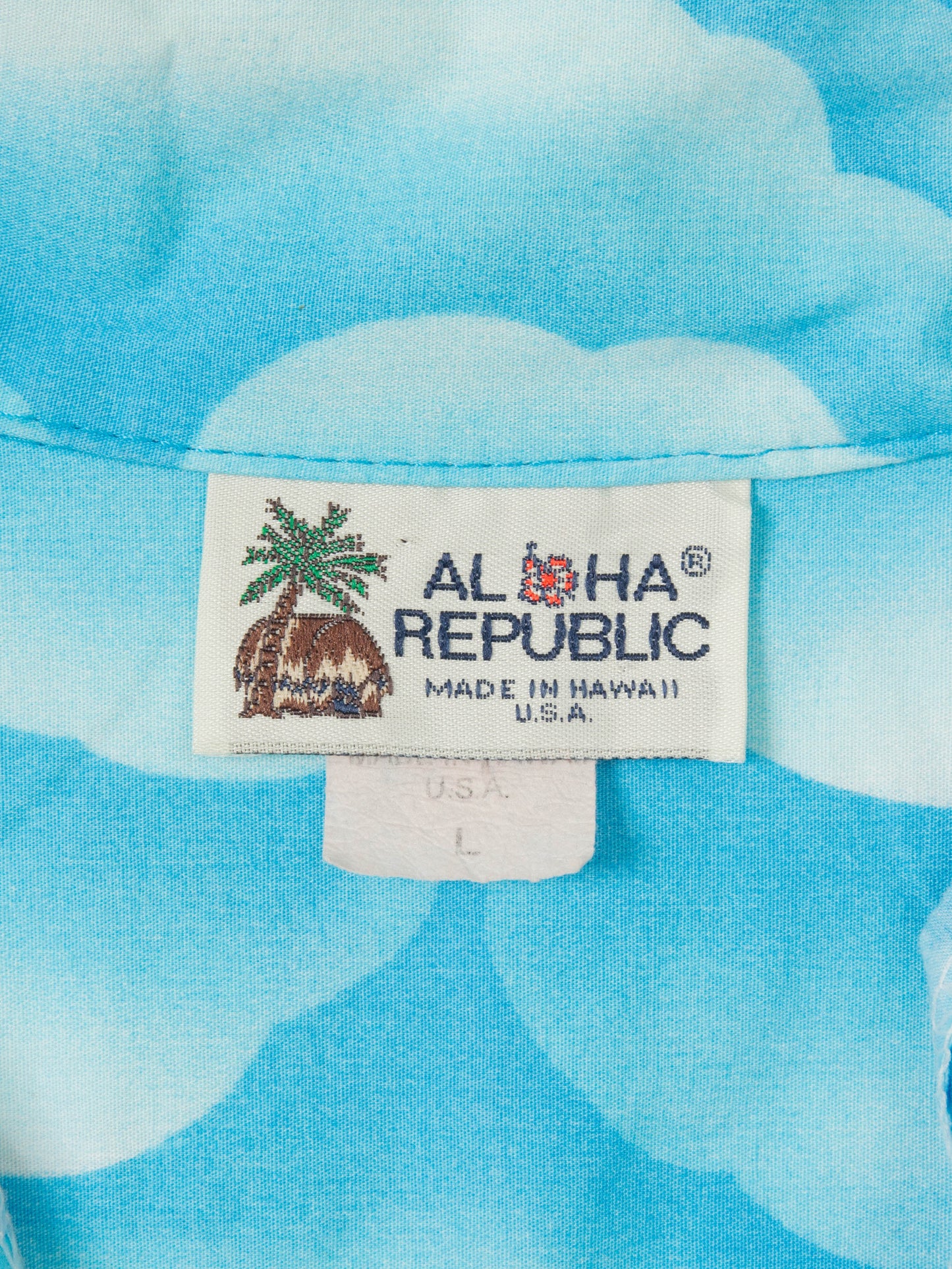 Vtg 1980s Hawaiian Aircraft Carrier Shirt - Made in Hawaii (L)