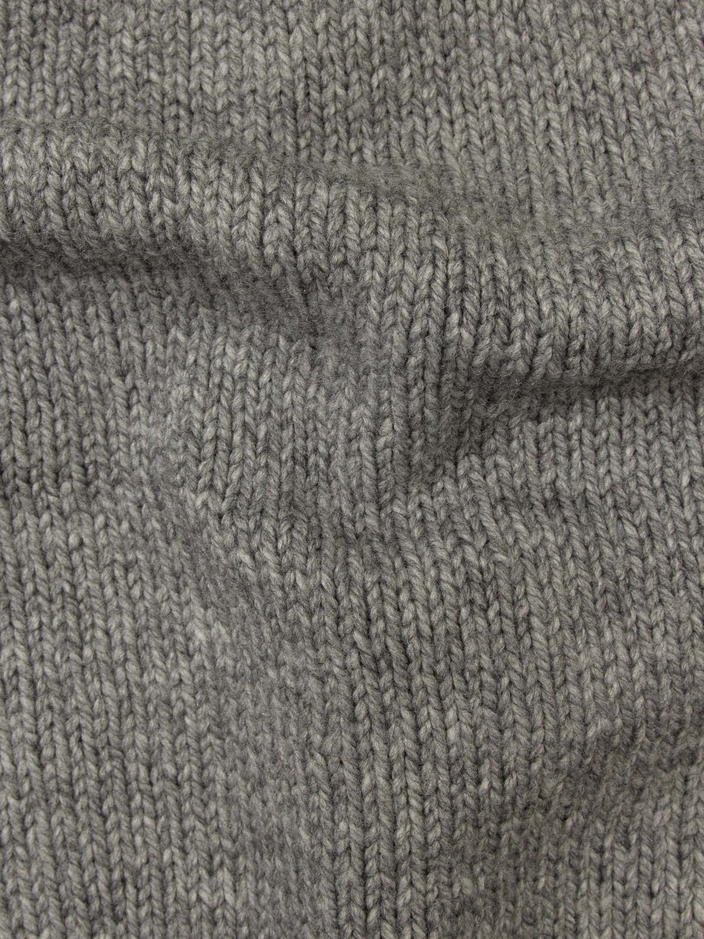 Vtg Women's Hand-Knitted Wool Sweater (L)