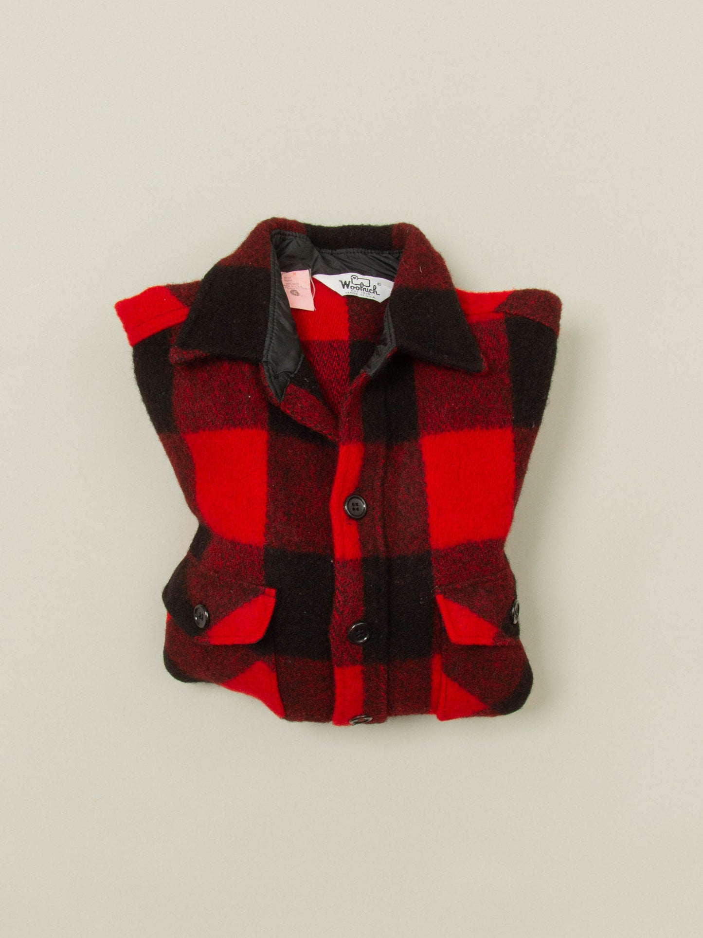 Vtg 1970s Woolrich Buffalo Plaid Shirt – Made in USA (M)