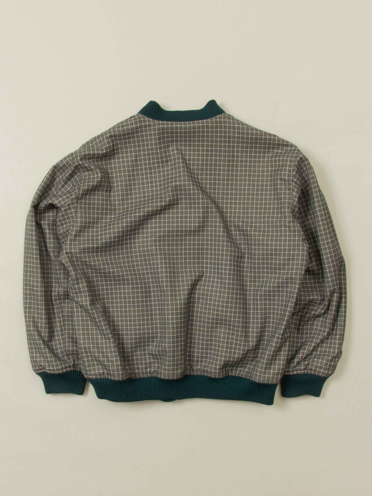 Vtg 1980s Lacoste Reversible Bomber Jacket (L)
