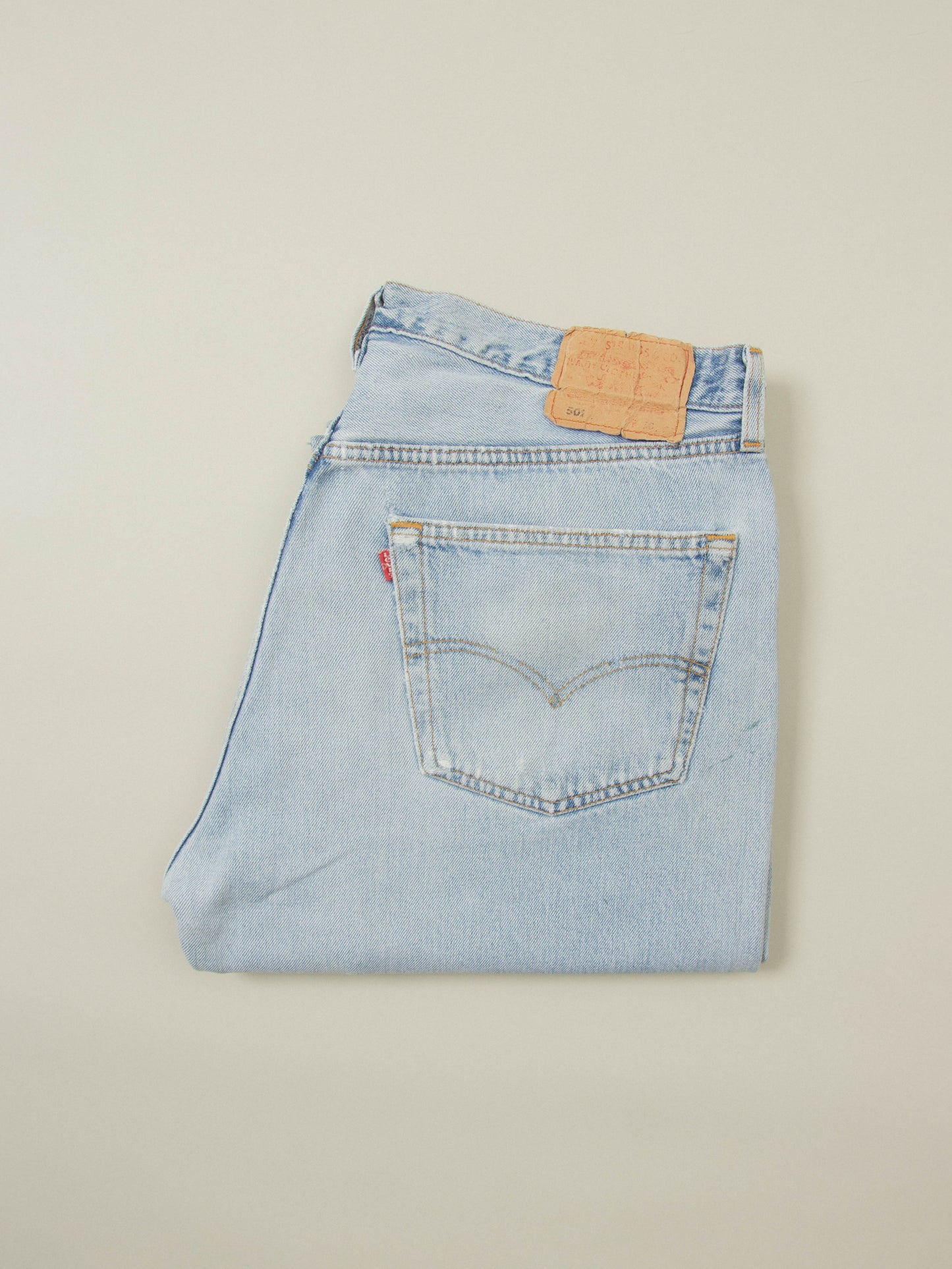 Vtg 1990s Reworked Levi's 501 Jeans - Made in USA (36x34)