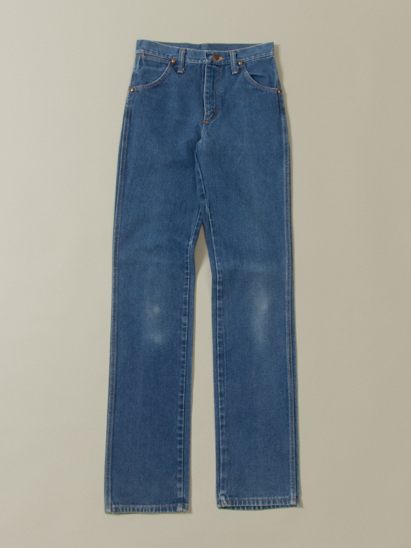 Vtg 1980s Wrangler Denim - Made in USA (27x35)