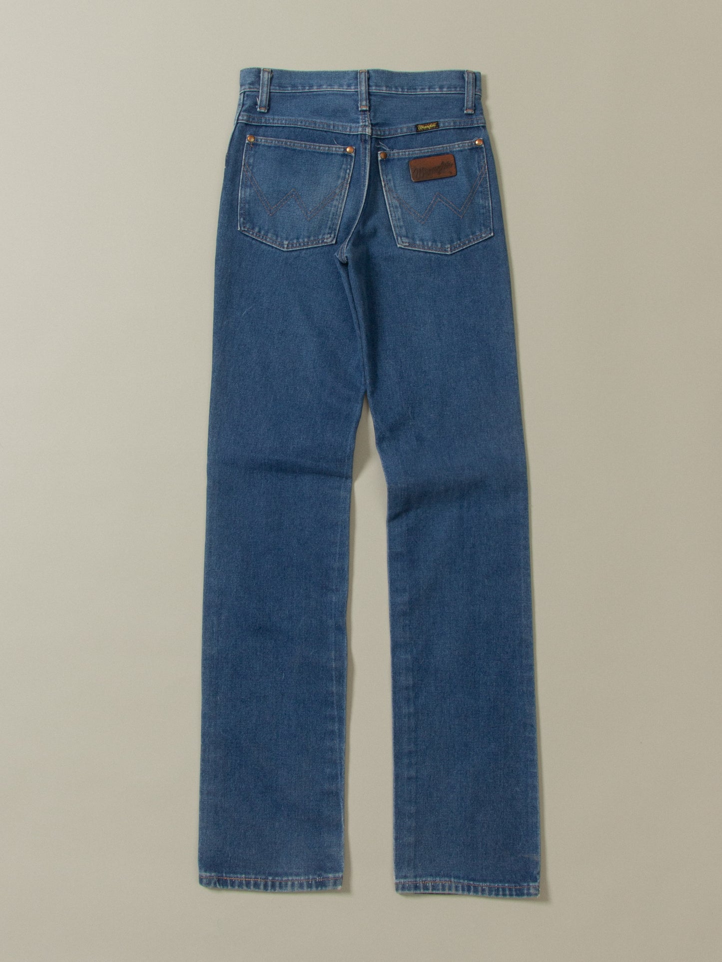 Vtg 1980s Wrangler Denim - Made in USA (27x35)