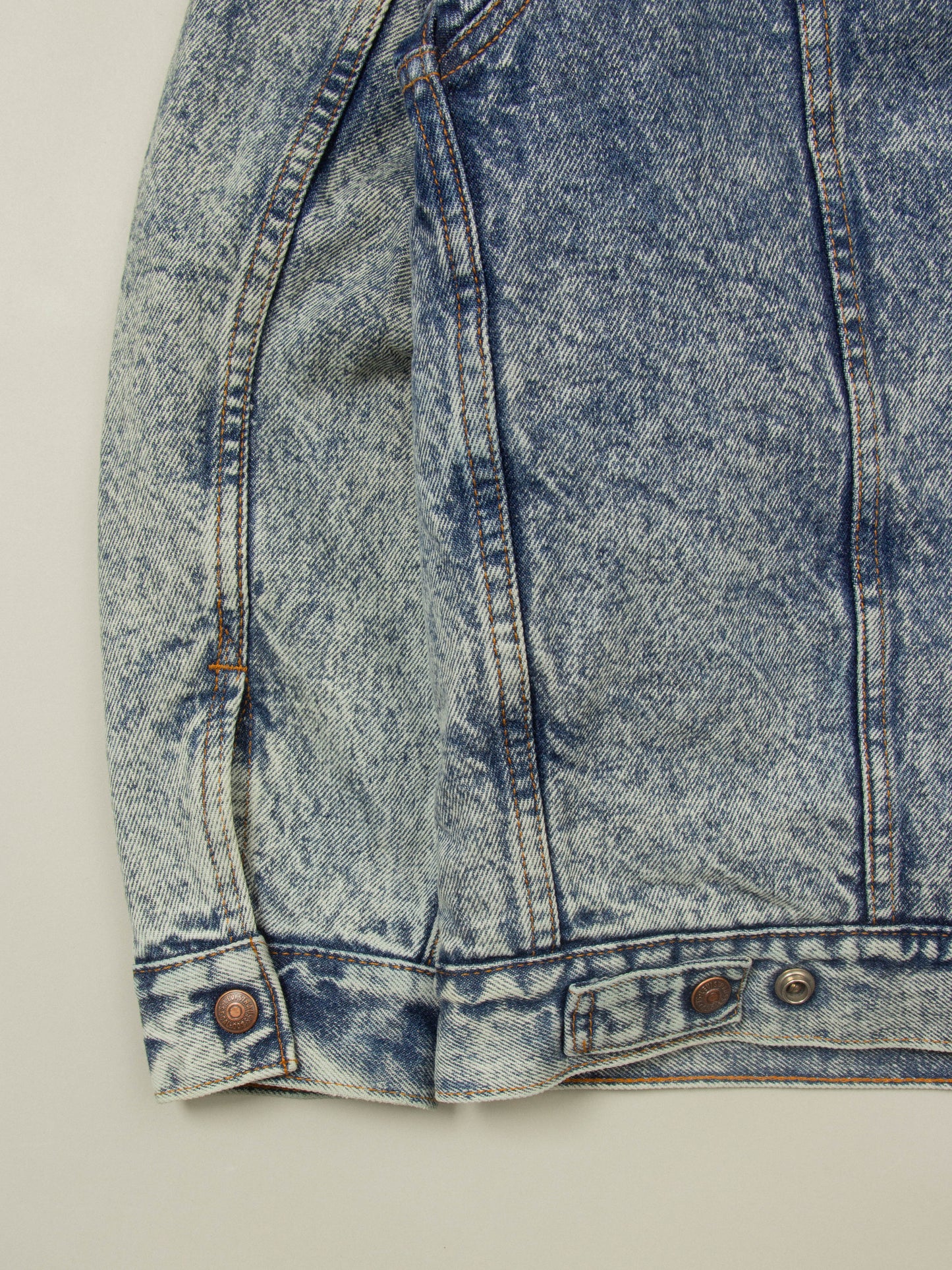 Vtg 1980s Levi's Sherpa Denim Jacket - Made in USA (M/L)