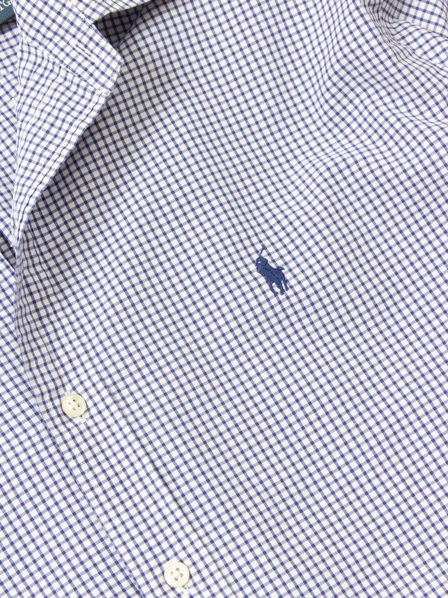 Vtg 1990s Checkered Ralph Lauren Shirt (XXL)