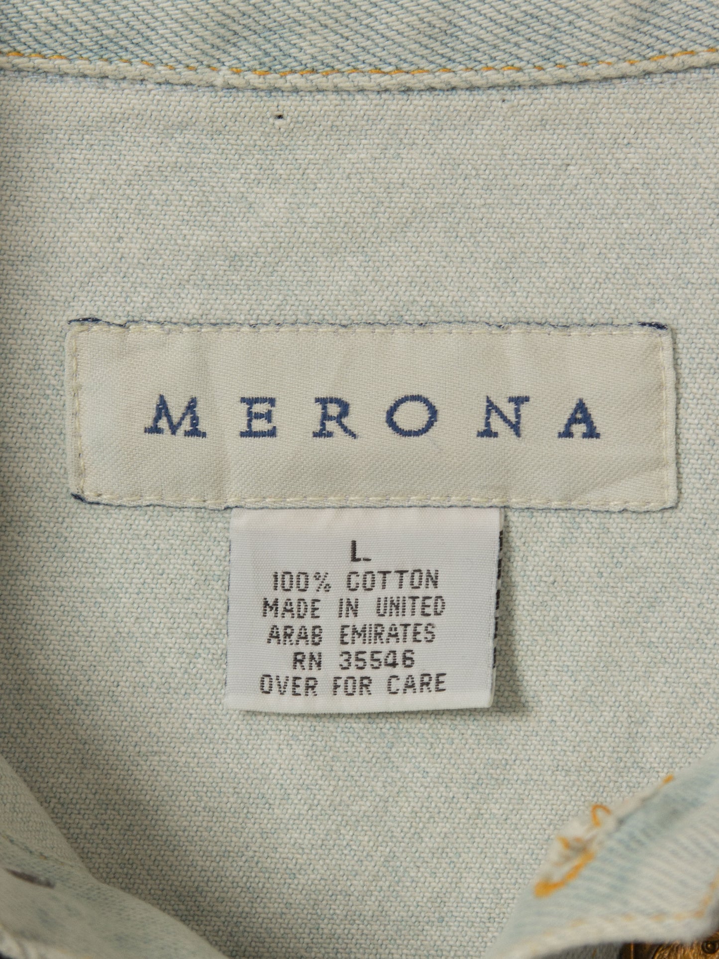 Vtg Merona Denim Vest (M)