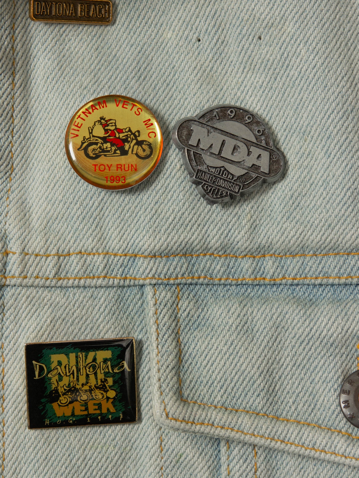 Vtg Merona Denim Vest (M)
