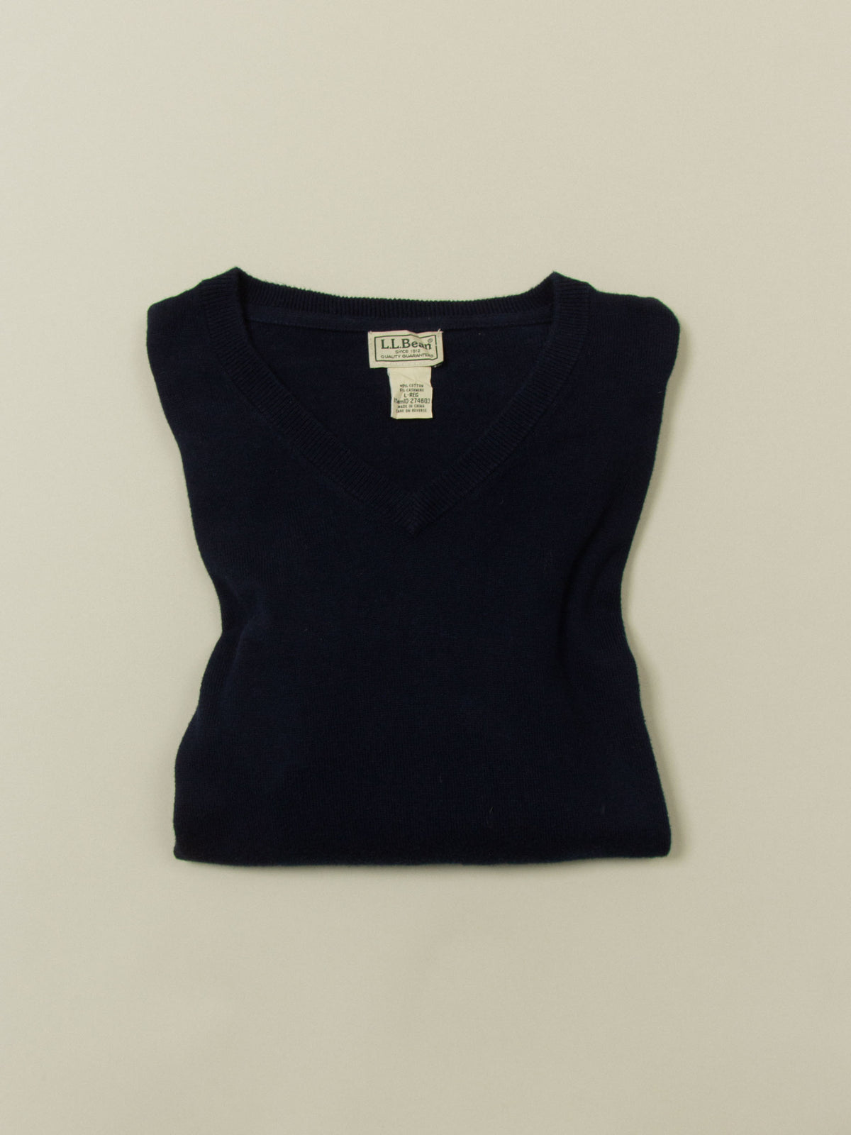 Vtg L.L.Bean V-neck Sweater (L)