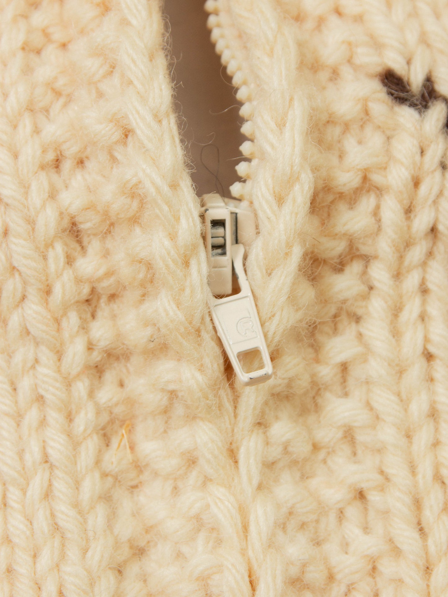 Vtg 1970s Hunting Cowichan Wool Sweater (M)