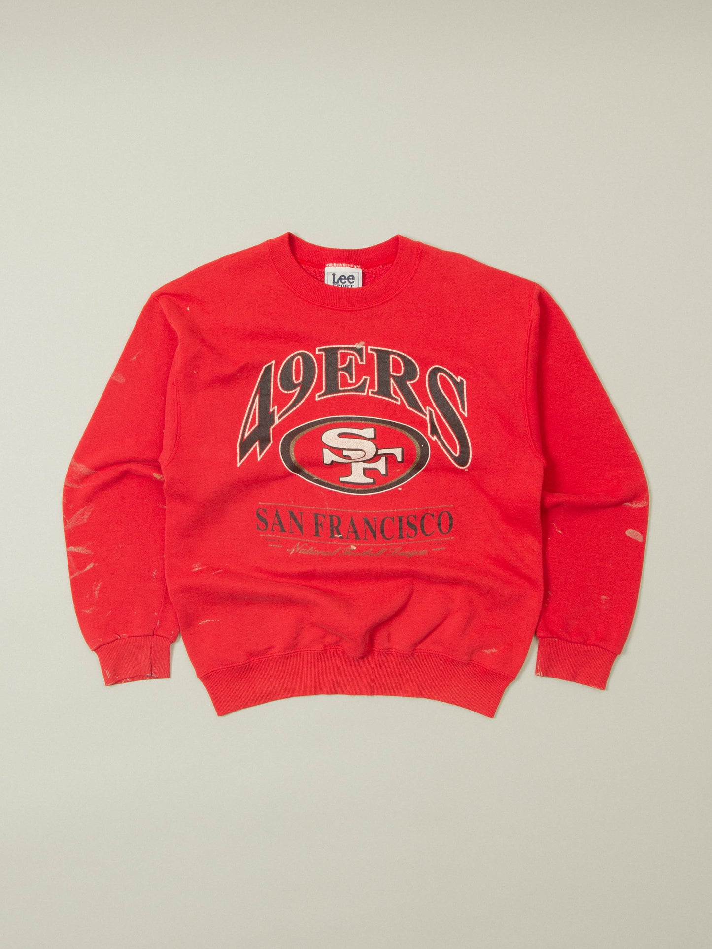 Vtg 1990s San Fransisco 49ers Lee Sweatshirt - Made in USA (L)