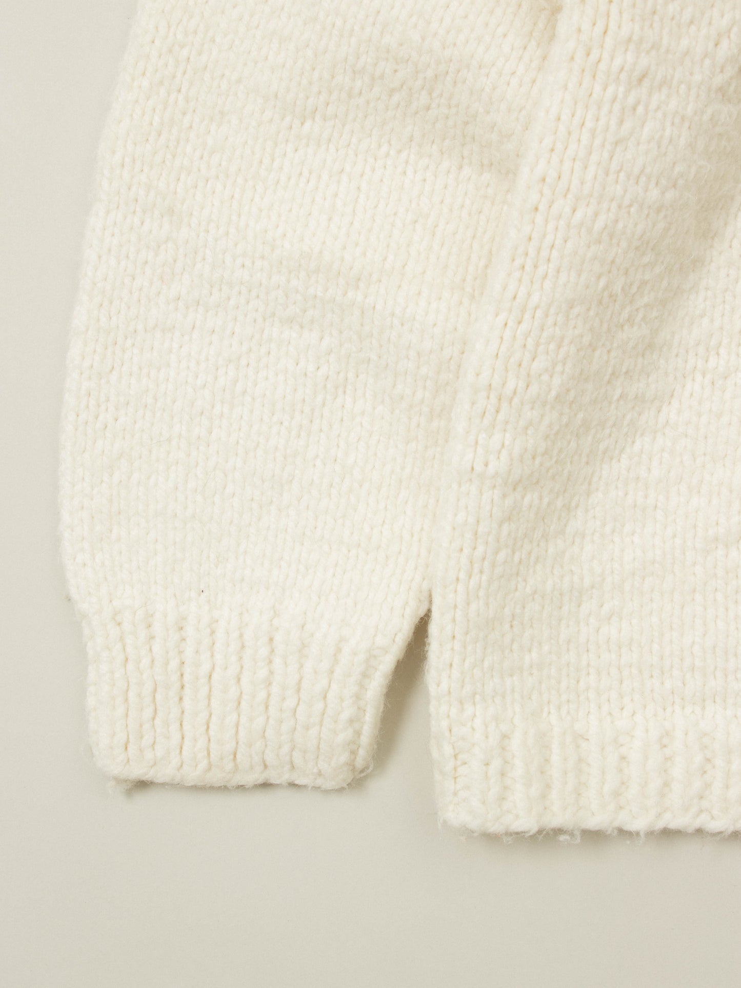 Vtg 1960s 'Deer' Cowichan Wool Sweater (L)