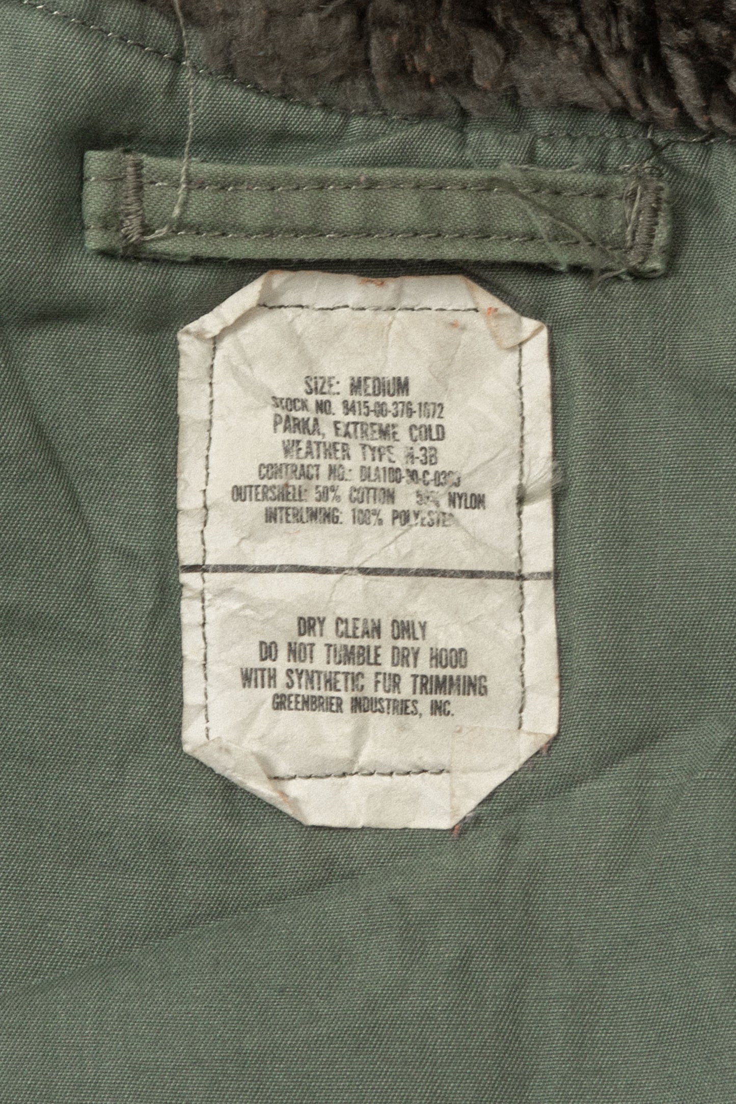 Vtg 1990s US Air Force N-3B Snorkel Parka (M)