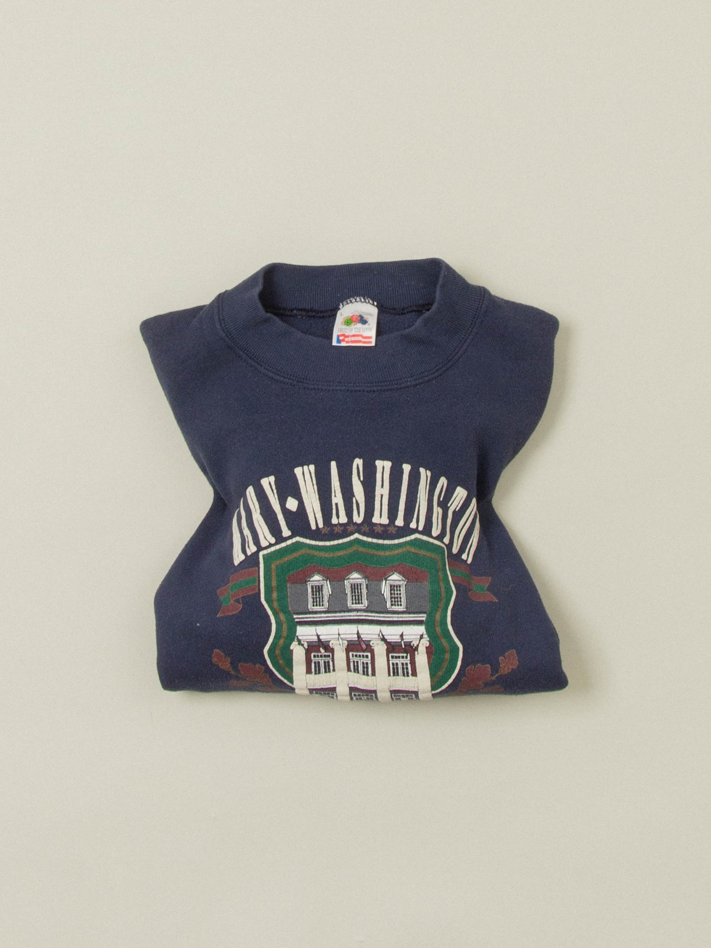 Vtg 1990s Fruit of the Loom College Sweatshirt – Made in USA (S)