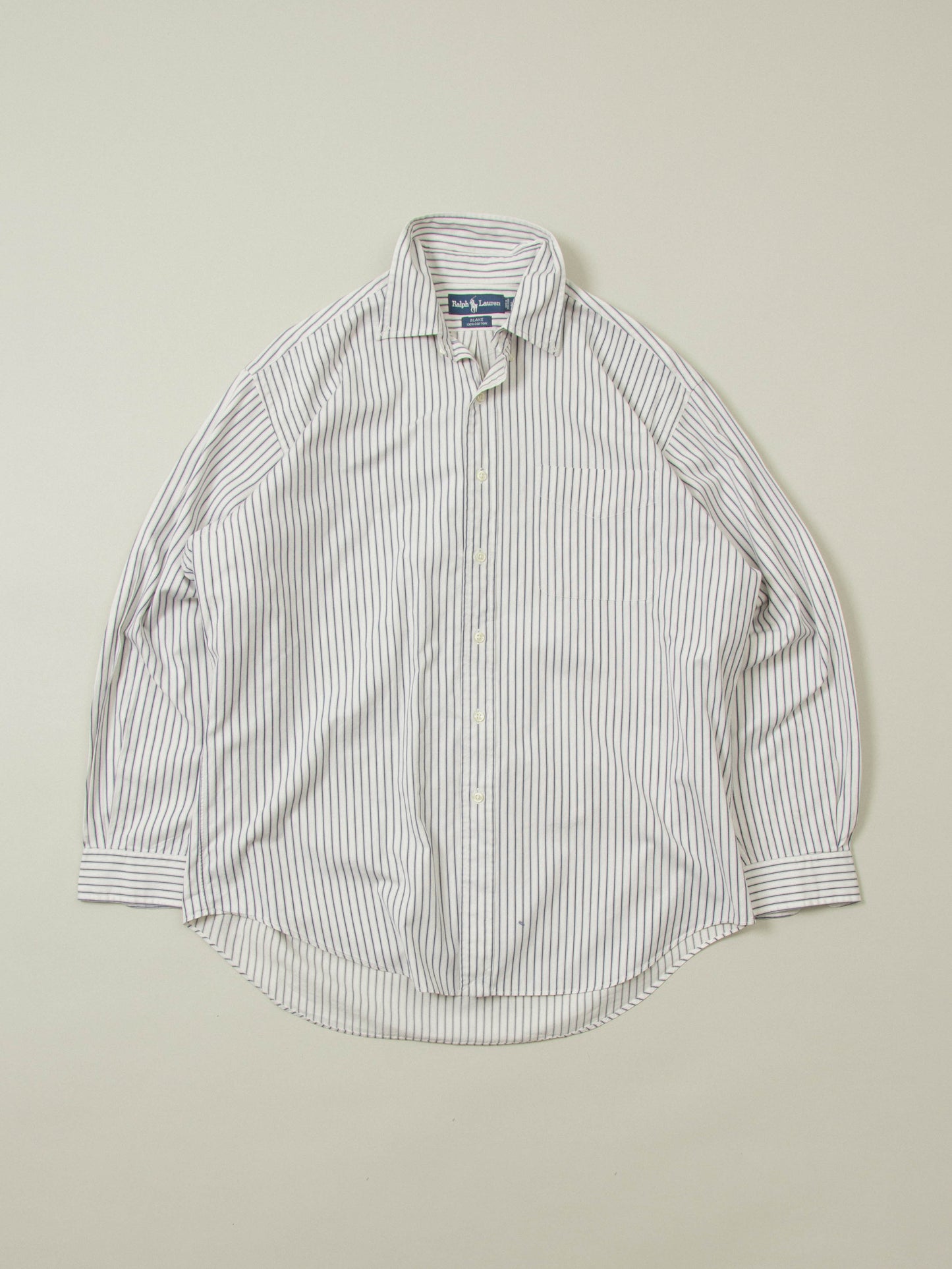 Vtg 1990s Striped Ralph Lauren Shirt (L)