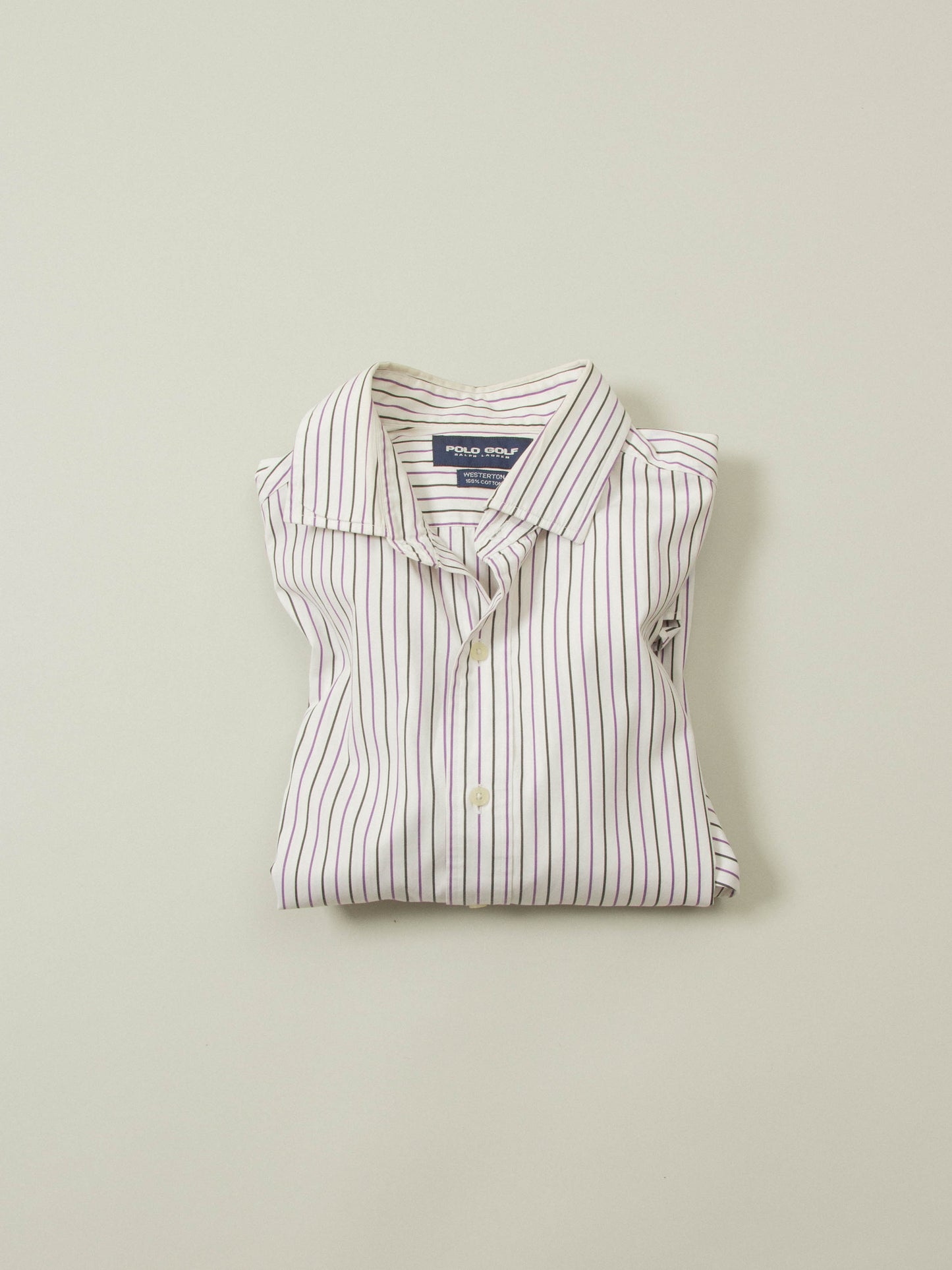 Vtg 1990s Striped Ralph Lauren Shirt (L)
