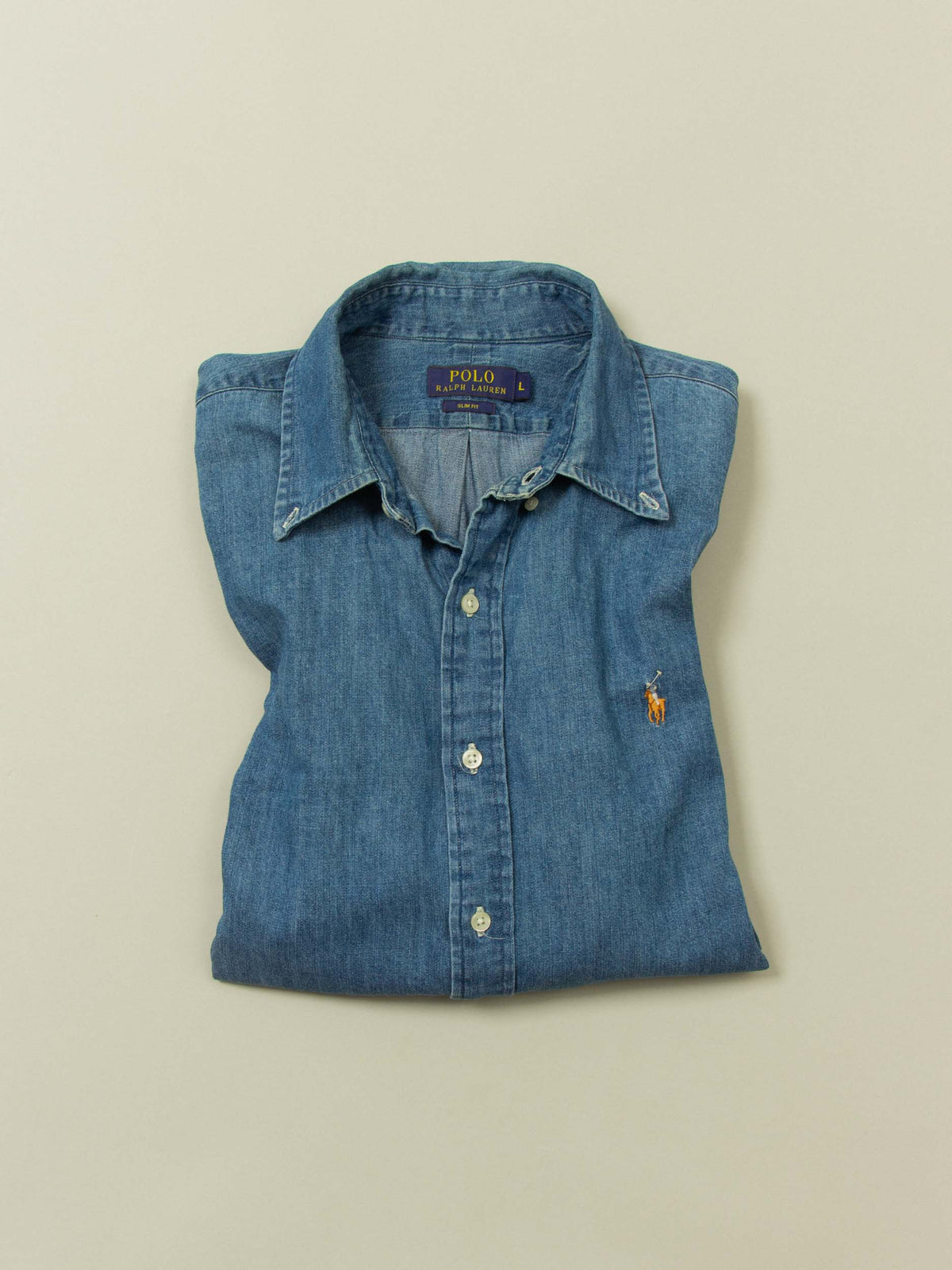 2000s Ralph Lauren Denim Shirt (L)
