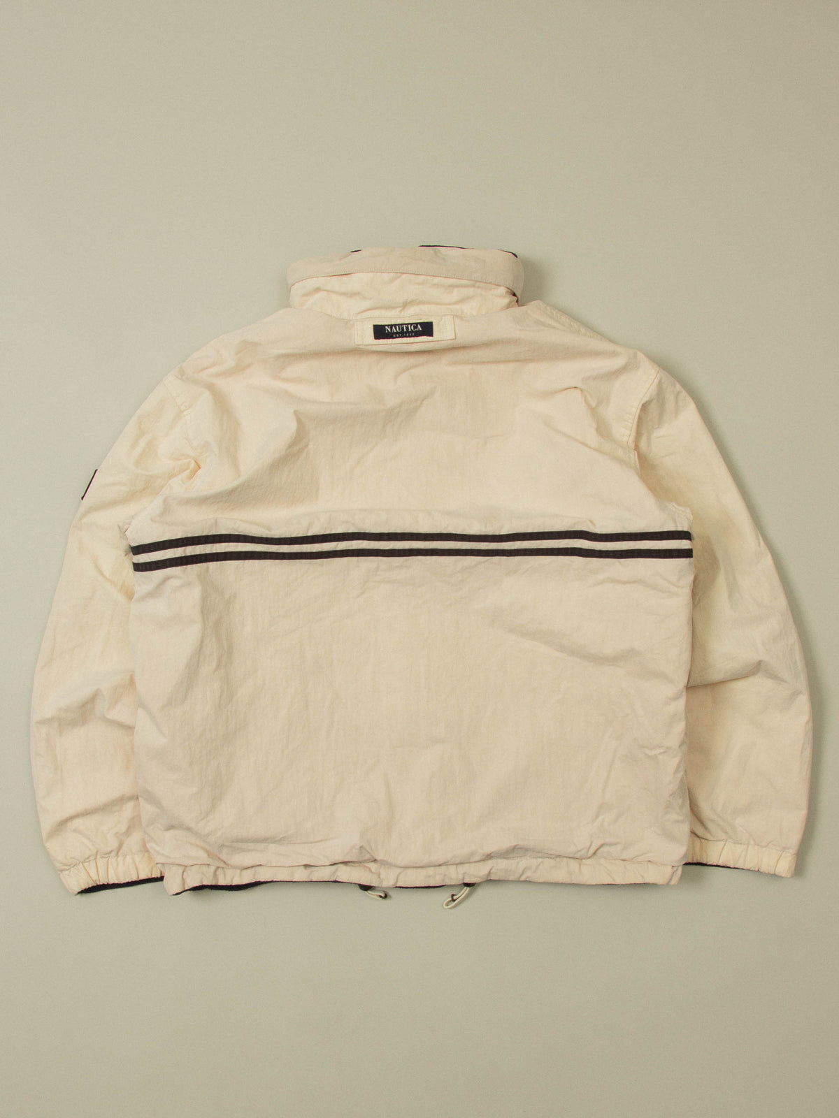 Vtg 1990s Nautica Reversible Windbreaker Sports Jacket (L)