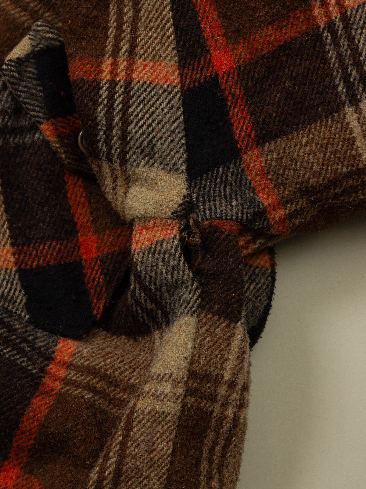 Vtg 1970s Sears Lined Wool Jacket - Made in Canada (L)
