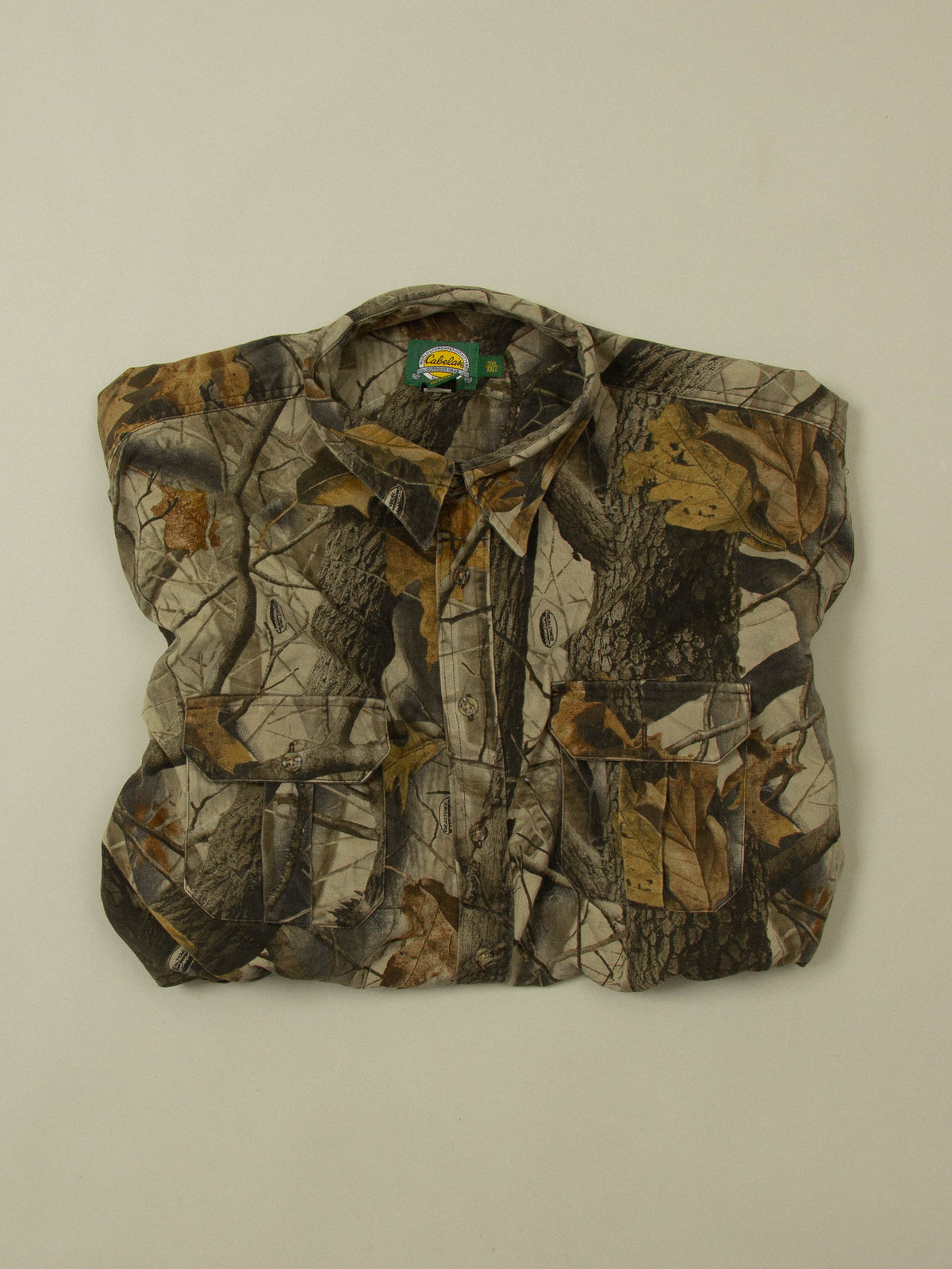 Vtg 1990s Cabela's Camo Shirt (3XL)