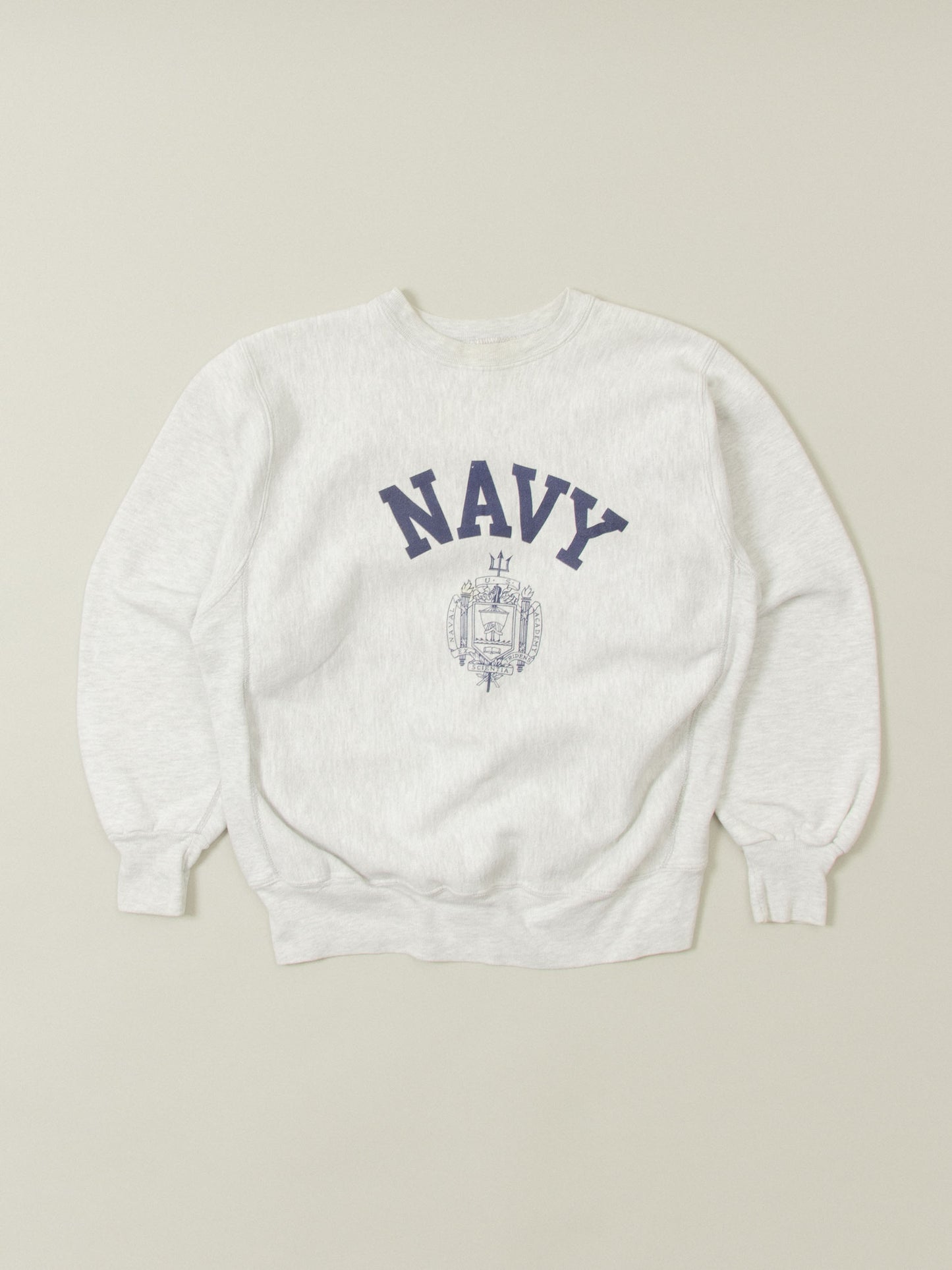 Vtg 1990s U.S Navy Reverse Weave Sweatshirt - Made in USA (M)