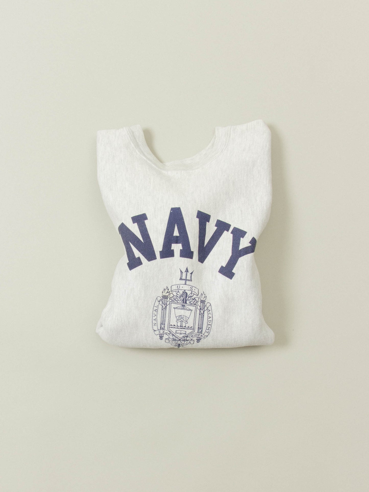 Vtg 1990s U.S Navy Reverse Weave Sweatshirt - Made in USA (M)