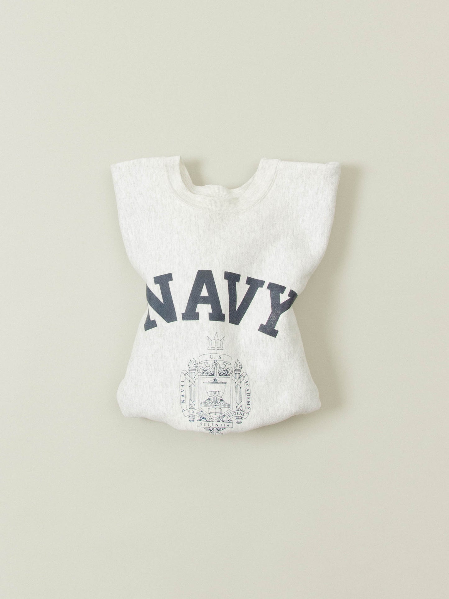 Vtg 1990s U.S Navy Reverse Weave Sweatshirt - Made in USA (L)