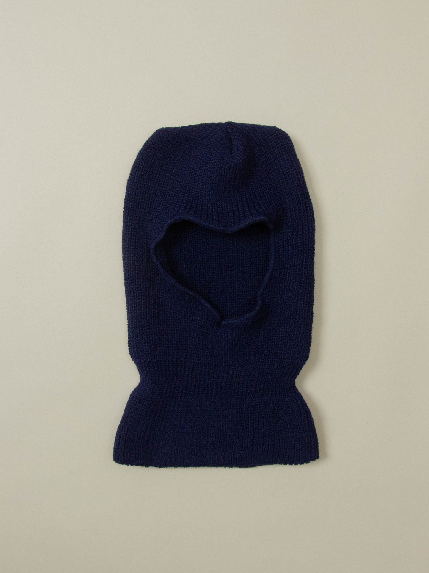 Chunky Rib Knitted Balaclava