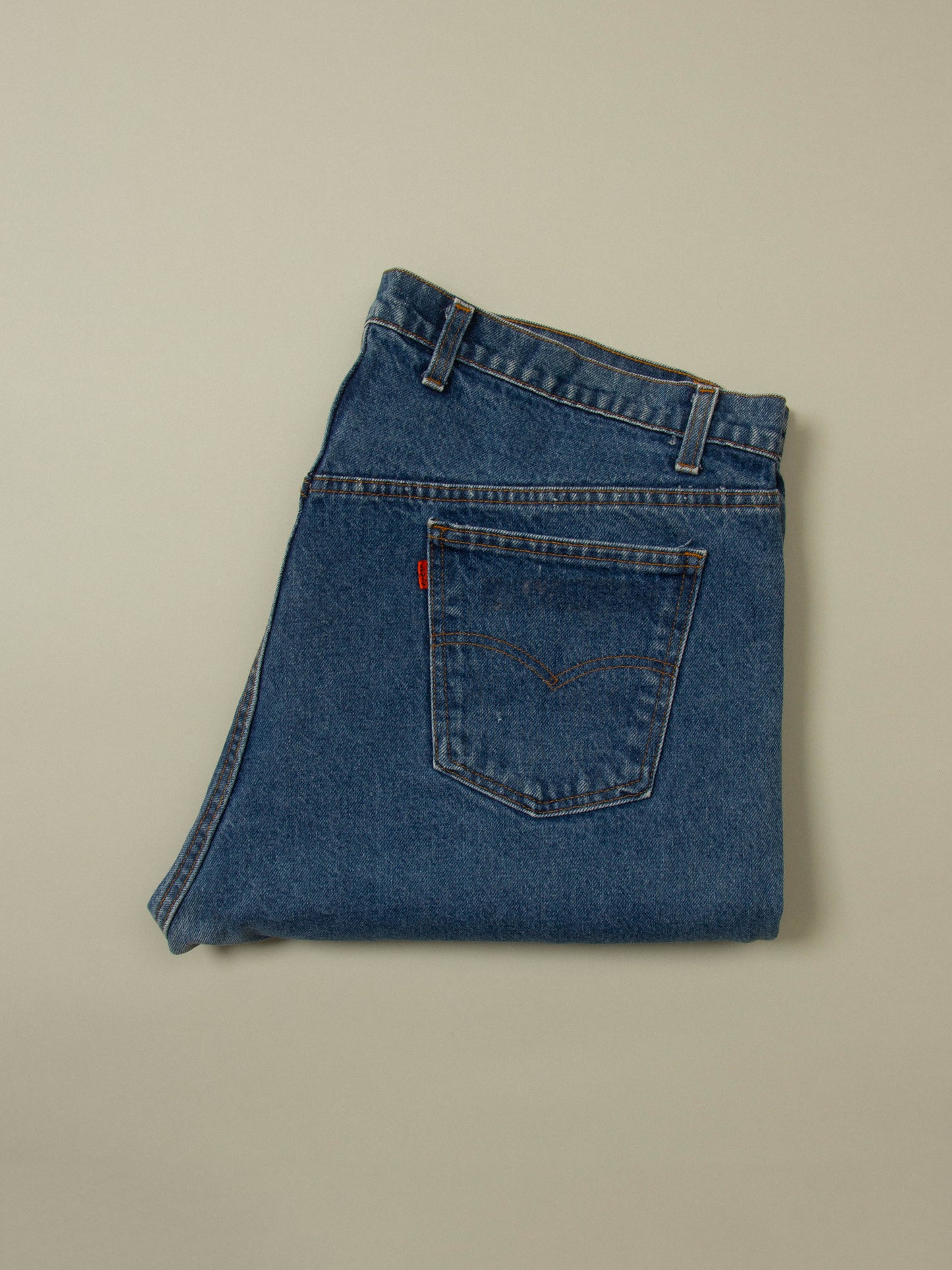 Vtg 1980s Levi's 505 Orange Tab Jeans - Made in USA (44x30)