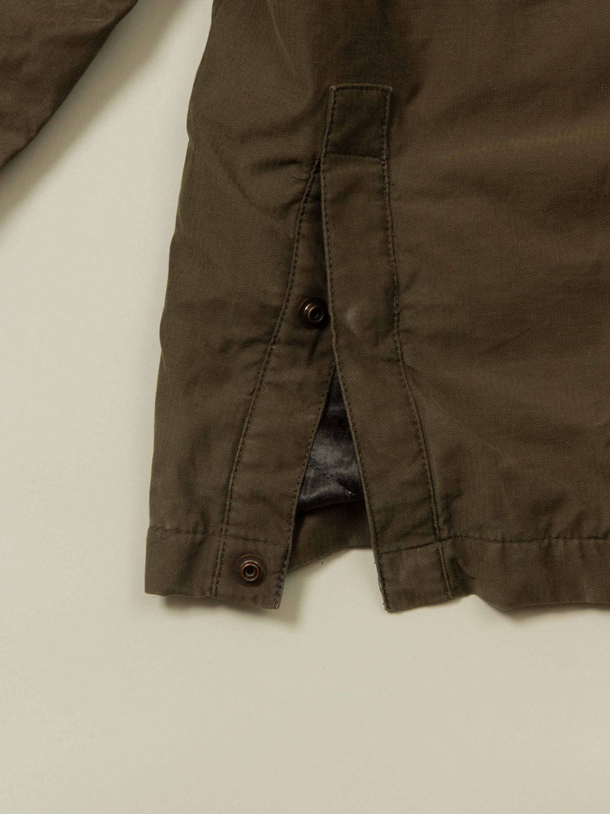 Vtg Herringbone Twill Nautica Jacket (L)