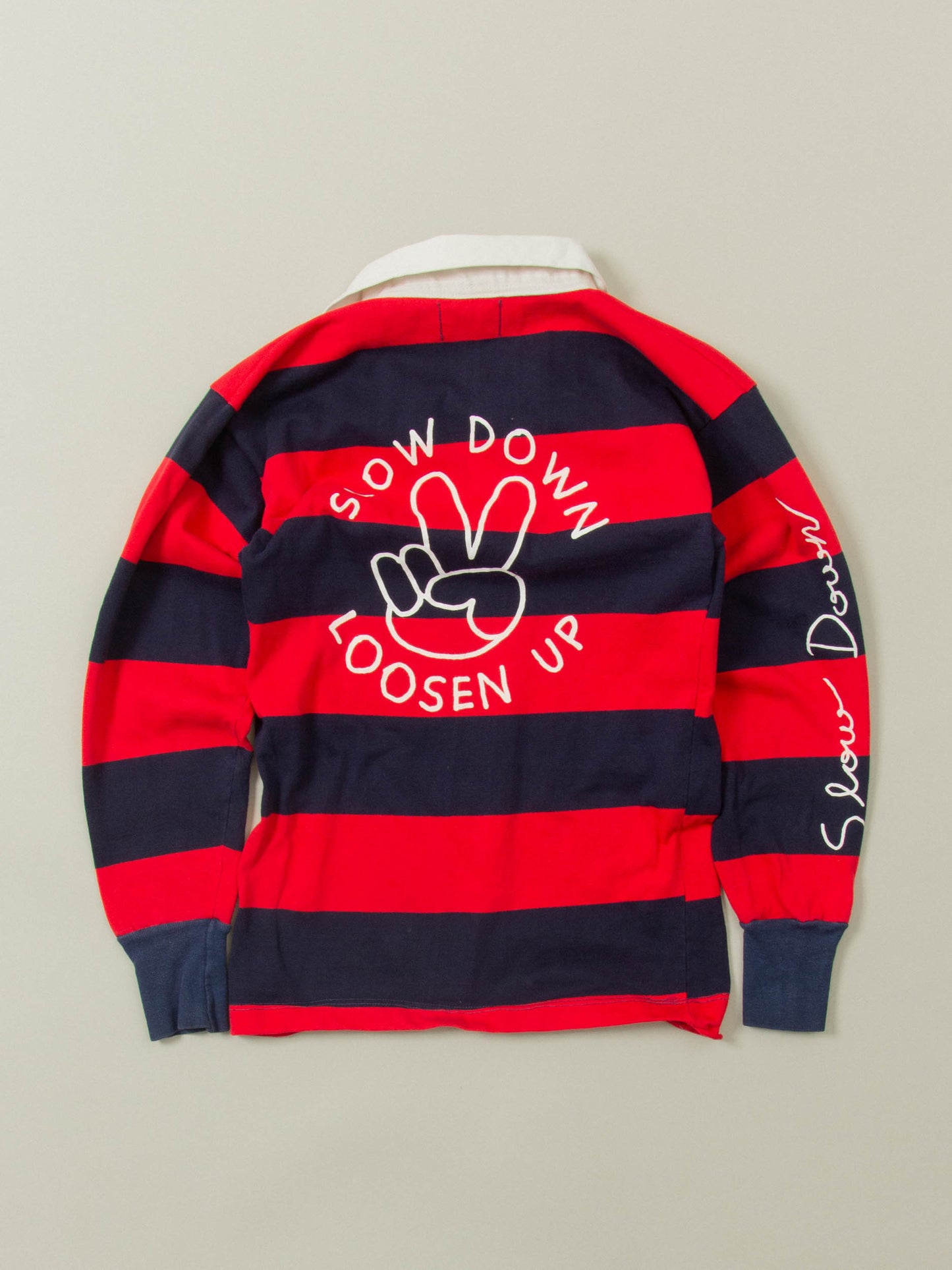 Vtg 1970s Umbro Rugby Shirt (S)