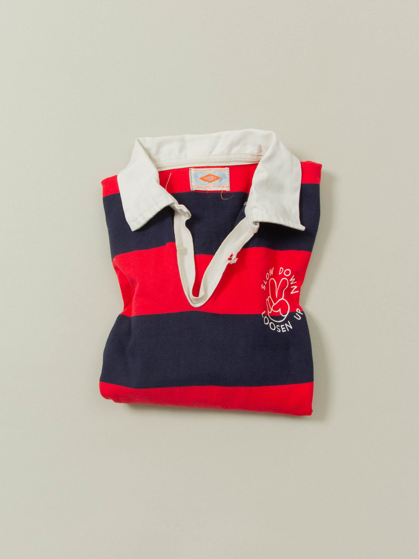 Vtg 1970s Umbro Rugby Shirt (S)