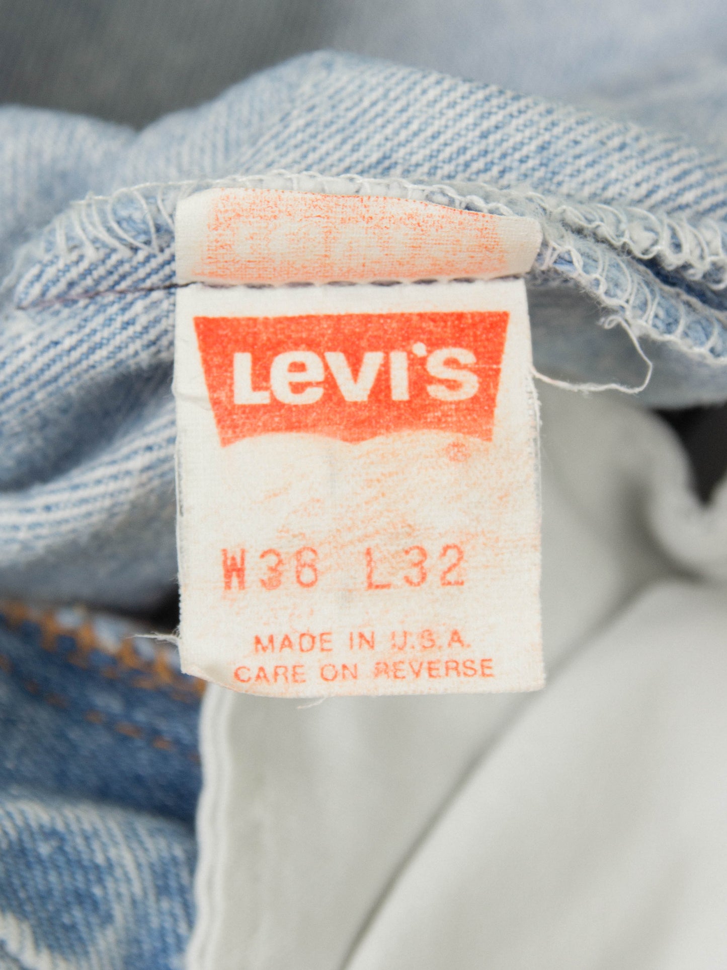 Vtg 1980s Levis's 501 Jeans - Made in USA (34x31)