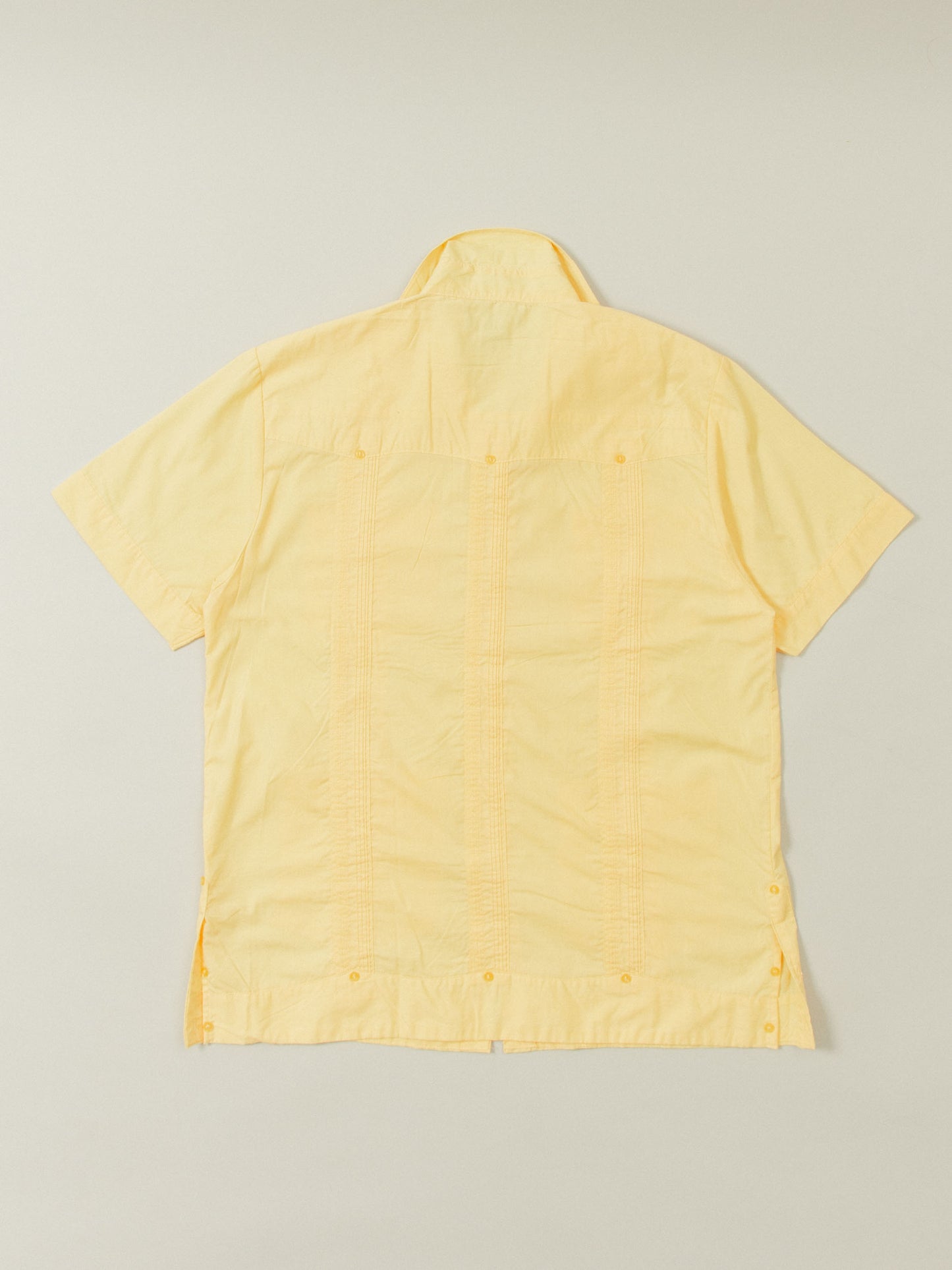 Vtg 1990s Short Sleeve Cuban Shirt (L)