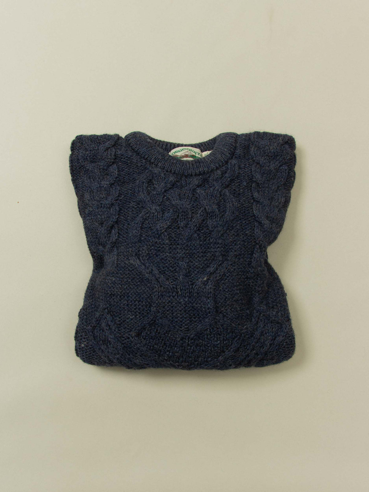 Vtg 1990s Knitted Wool Sweater – Made in Ireland (XL)