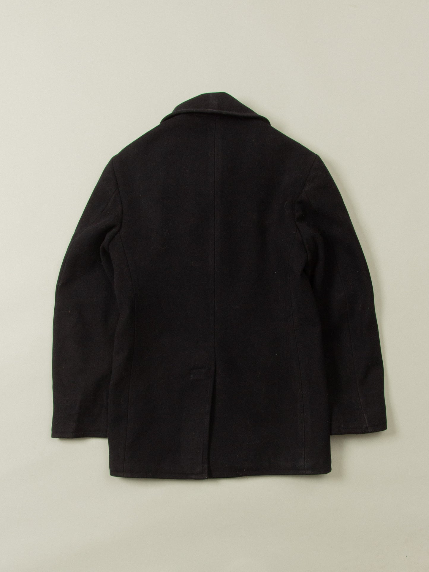 Vtg 1940s WWII US Navy Wool Peacoat - Made in USA (S)