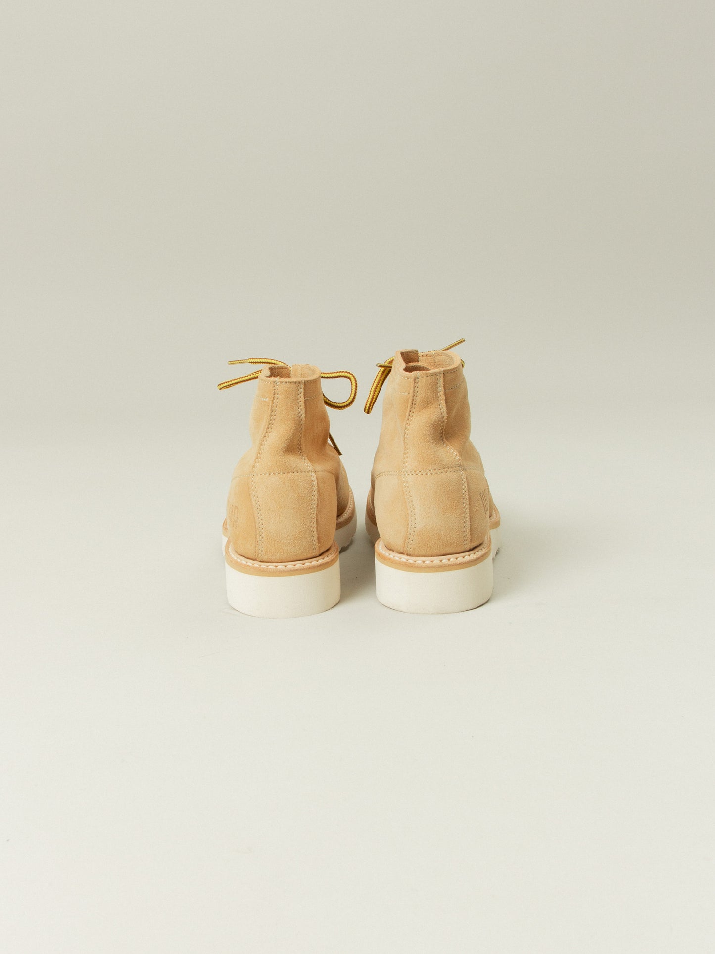 Mayura Beige Worker Boots Vibram