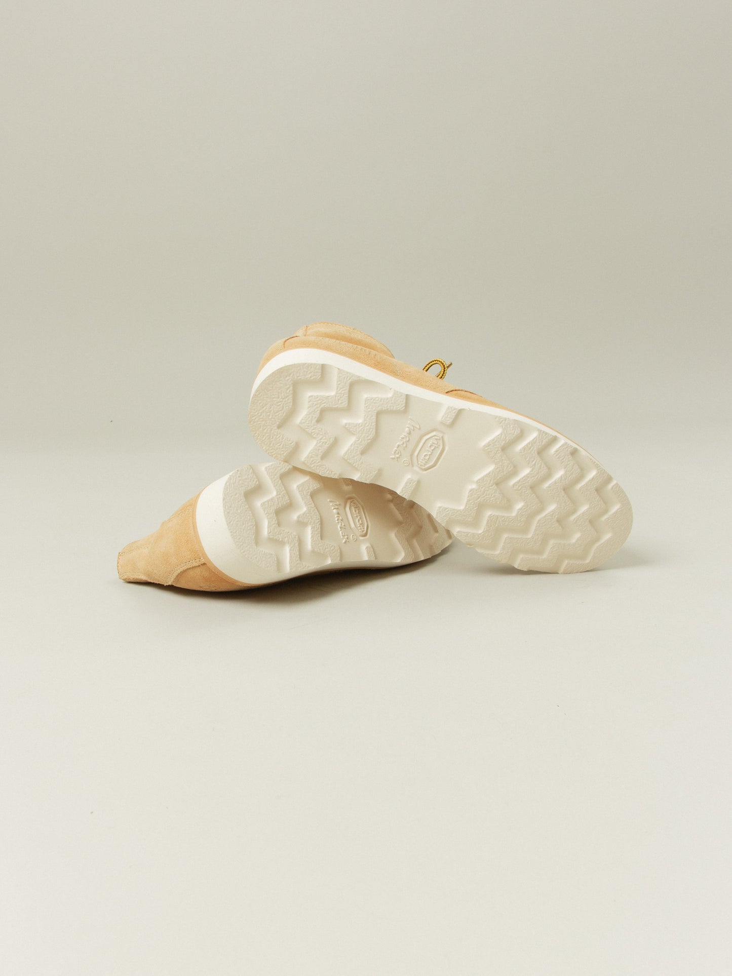 Mayura Beige Worker Boots Vibram