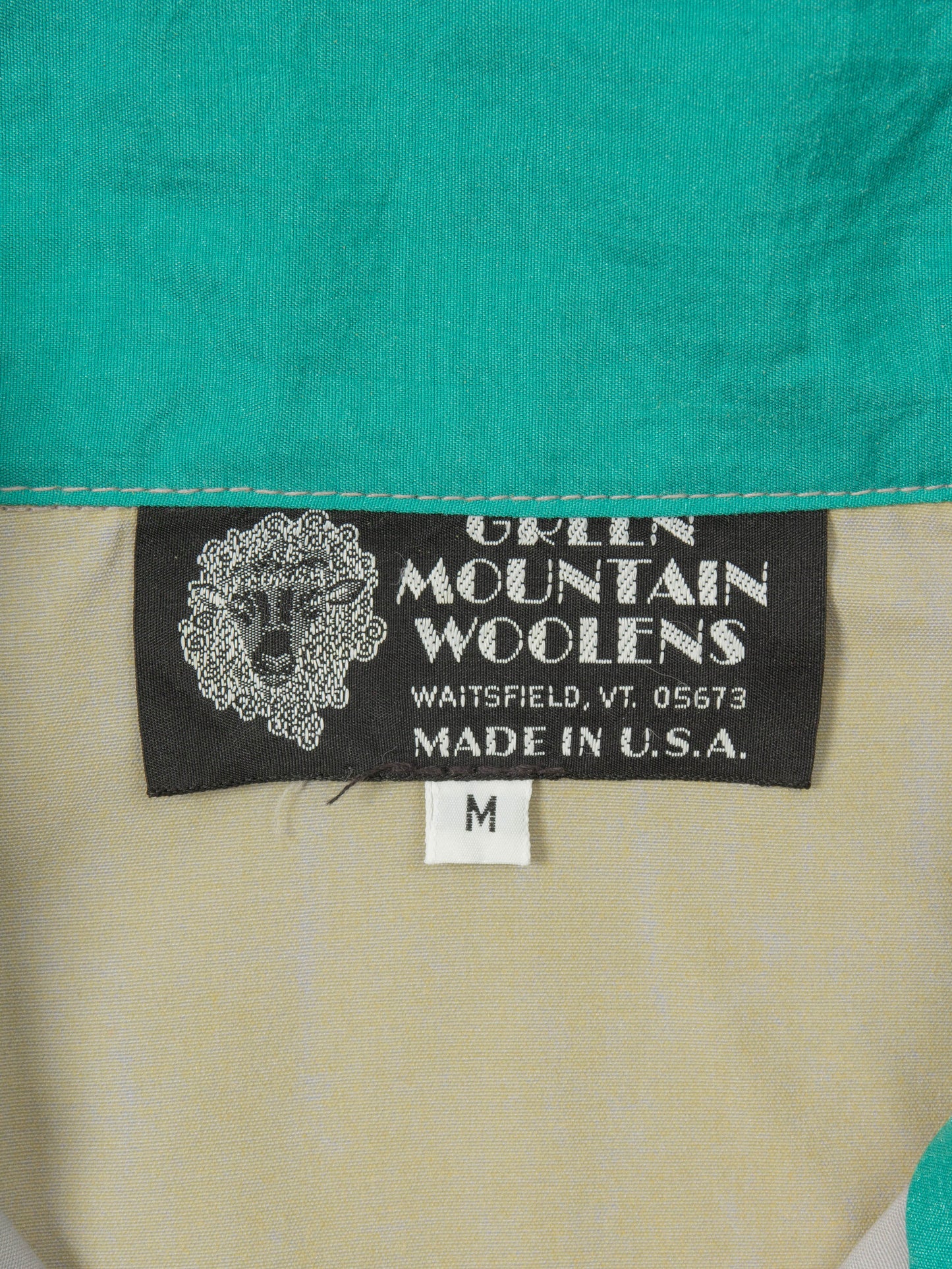 Vtg 1990s Half Zip Windbreaker - Made in USA (M)