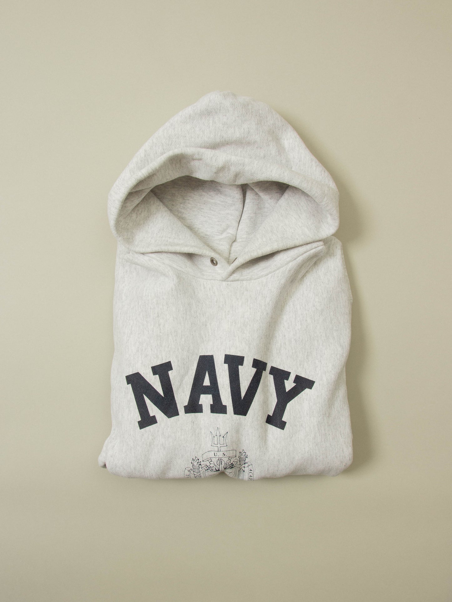 Vtg 1990s US Navy Reverse Weave Hoodie - Made in USA (XL)